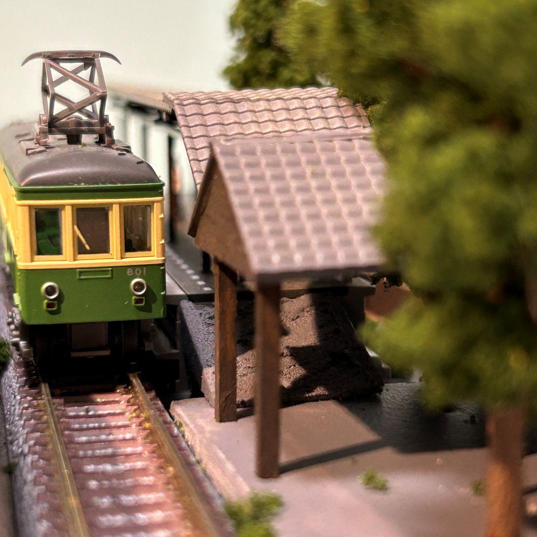 ♥YOU♥様 ご予約品 江ノ電 江の島 極楽寺駅 鉄道ジオラマ　Nゲージ