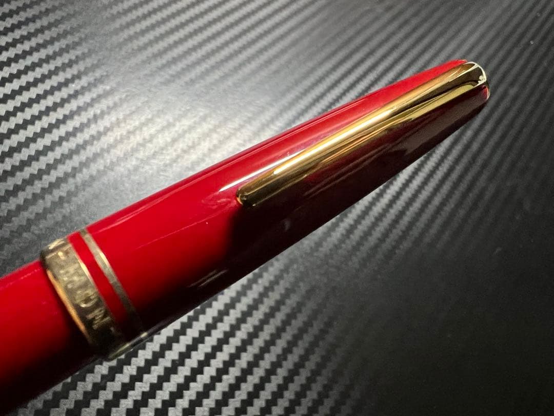 未使用に近い モンブラン F 細字 万年筆 ジェネレーション レッド