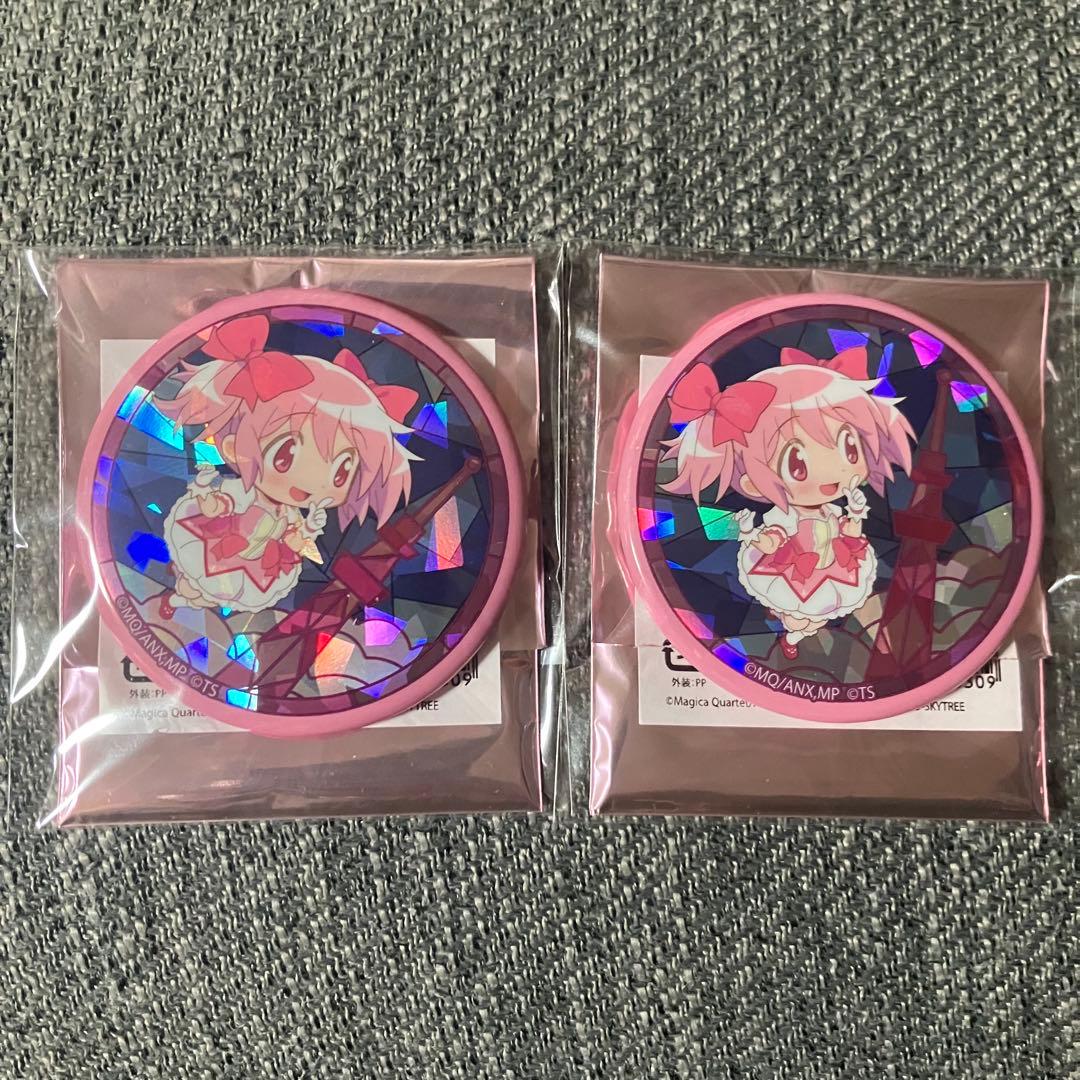 まどマギ スカイツリーコラボ 月夜のワルツ 缶バッジ 鹿目まどか 2点