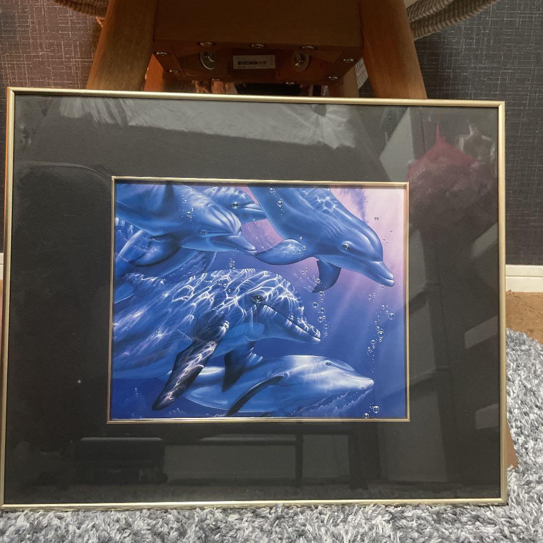 クリスチャン ラッセン Christian Lassen 絵画 イルカ 都屋】57