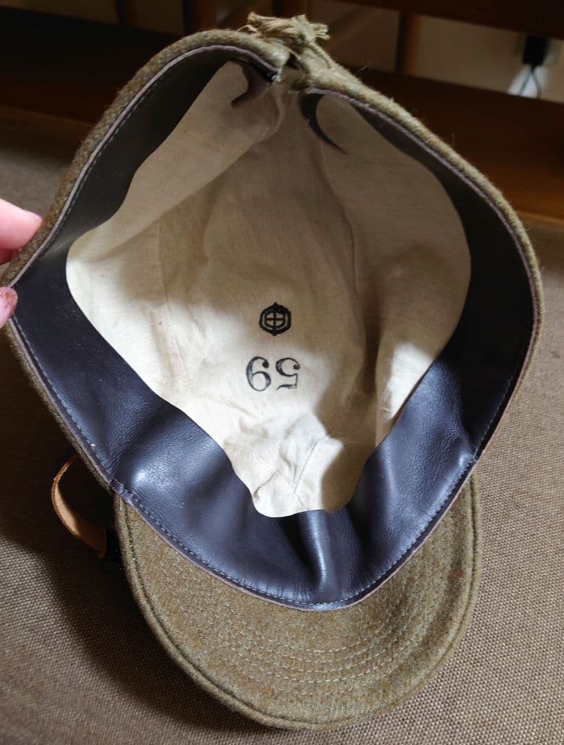 旧日本軍 陸軍近衛師団下士官兵冬用戦闘帽 略帽 （精巧複製品） 中田