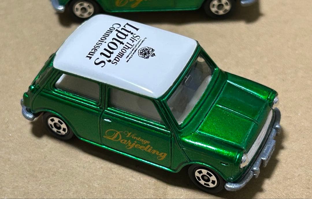 トミカ ミニクーパー リプトン グリーンメタ 3台セット