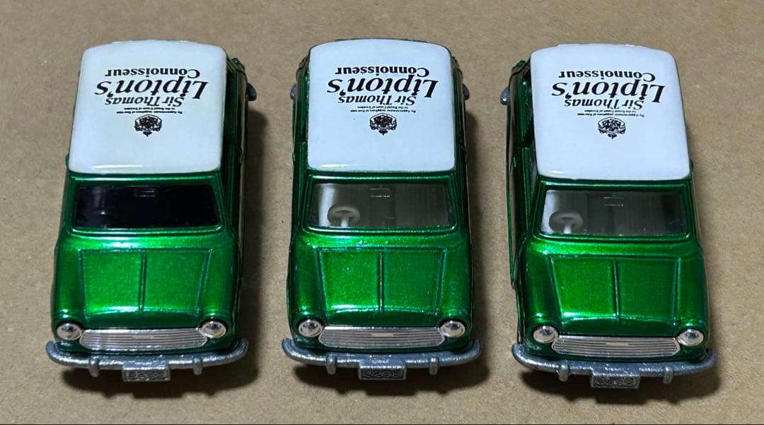 トミカ ミニクーパー リプトン グリーンメタ 3台セット