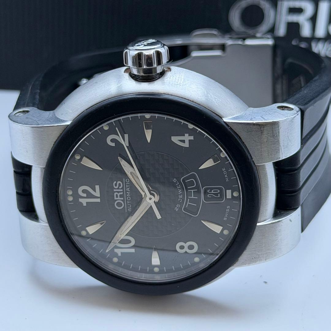 動作未確認　オリス　7518 7500 自動巻　箱付　ビッグクラウン