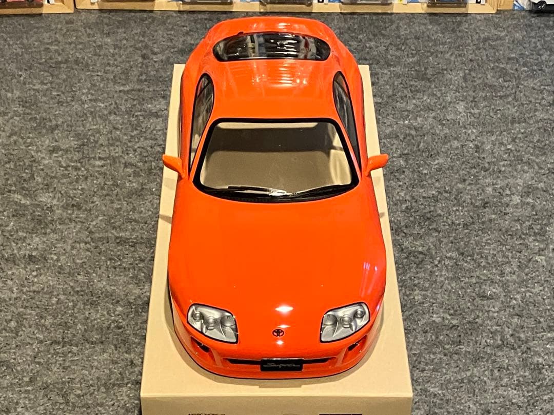 タミヤ ラジコン RC トヨタ スープラ 塗装済スペアボディ キレイなオレンジだ