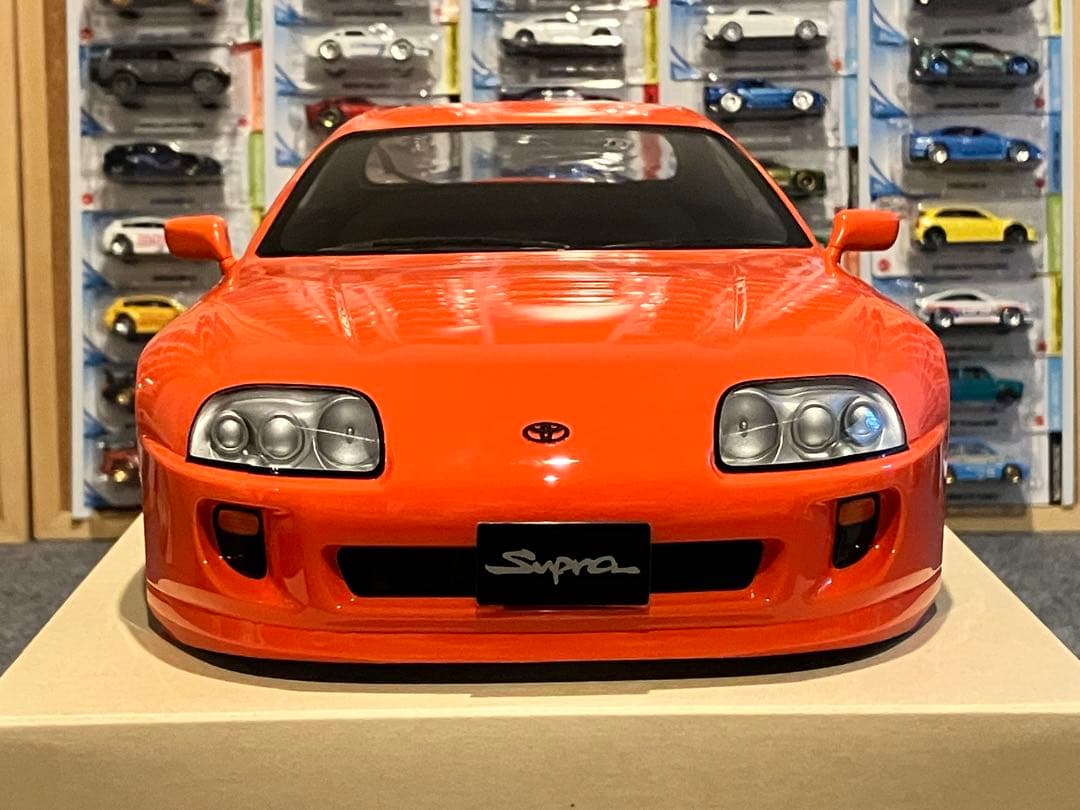 タミヤ ラジコン RC トヨタ スープラ 塗装済スペアボディ キレイなオレンジだ