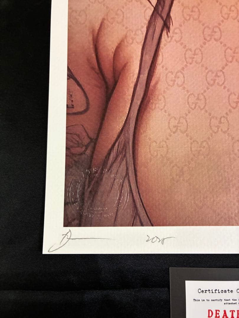 ✴︎世界限定100枚✴︎ DEATH NYC 現代アート ポスター GIR01