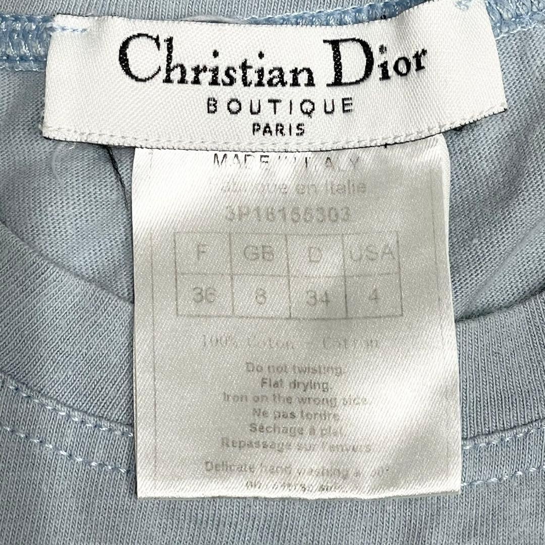 Christian Dior ガリアーノ期 J'ADORE ブルー タンクトップ