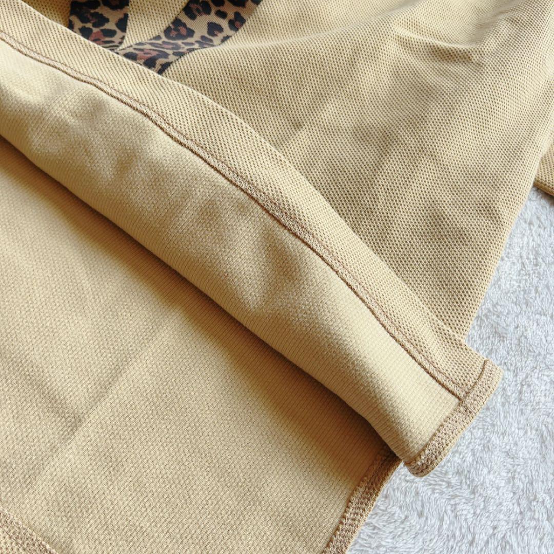 新品　近年　パーリーゲイツ　ワンピース　モックネック　レオパード　豹　ヒョウ