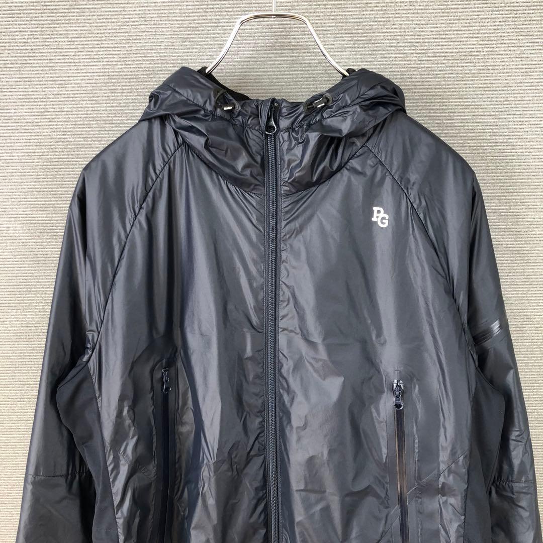 PEARLY GATES ロゴ ロング フーディコート 1 ネイビー