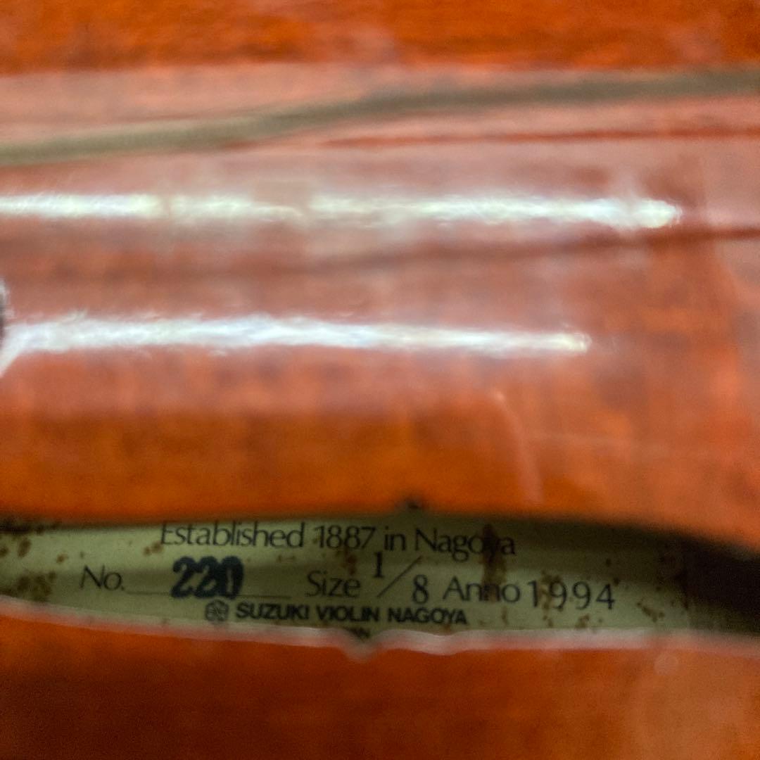 スズキバイオリン名古屋　no.220 1/8 子供用バイオリン　SUZUKI ③