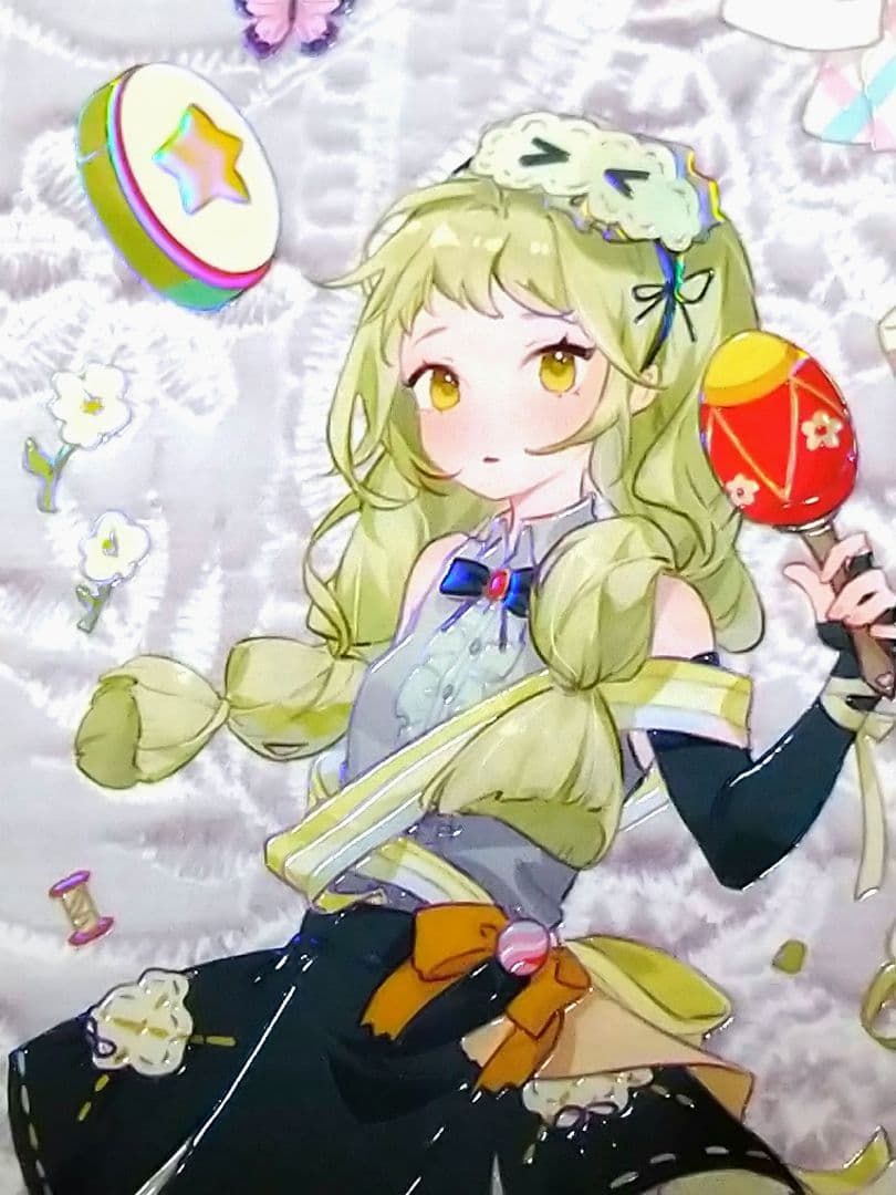 J409＃星河吟唱(虹光)喵啪叽切り売り海外人物マステ女の子