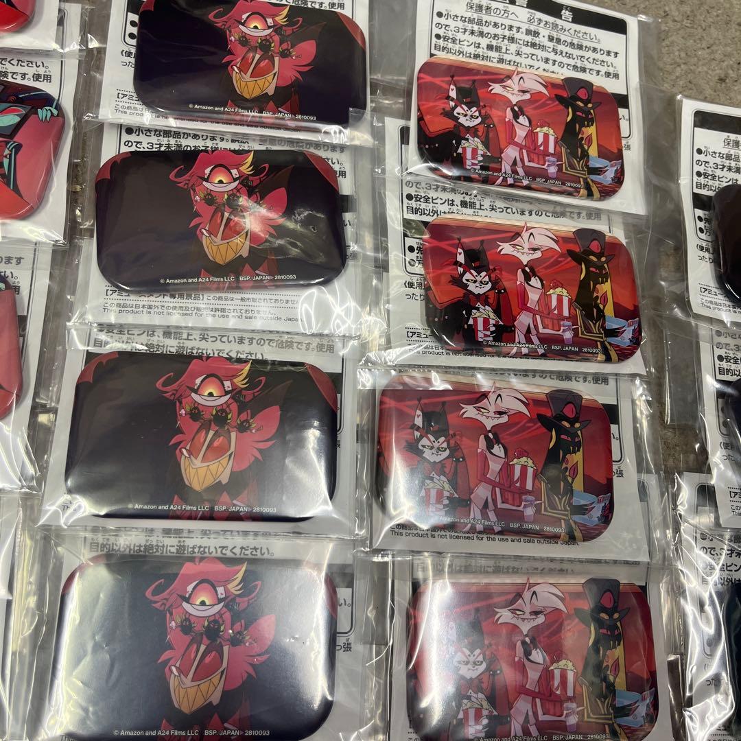 ハズビンホテル◾︎スクエア缶バッジ ２0個セット♫在庫売り切り ハズビン・ホテル