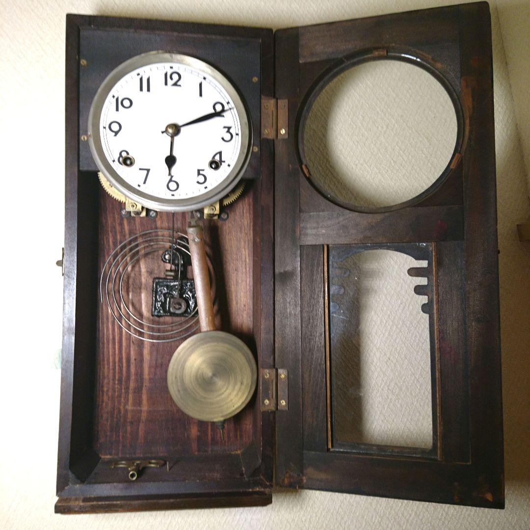 レトロ 振り子時計 メーカー不明