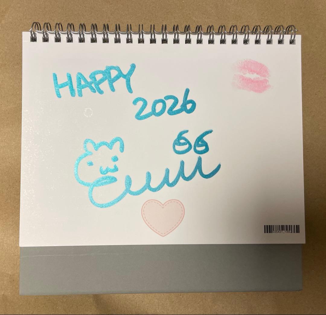 ピョ・ウンジ 直筆サイン入り 2026カレンダー ピョ・ウンジ 直筆サイン入り 2026カレンダー