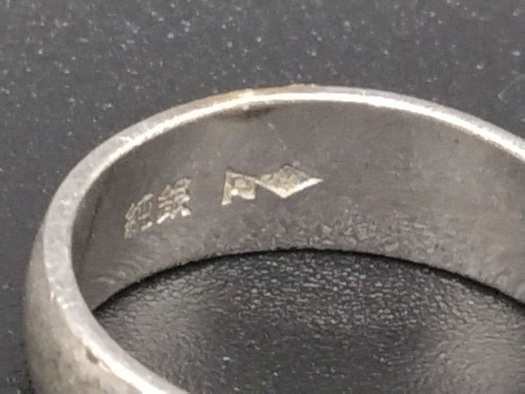 O*i様 【伝統工芸】日本 アンティーク 彫金 高彫 純銀 金張 指輪 ゴールド