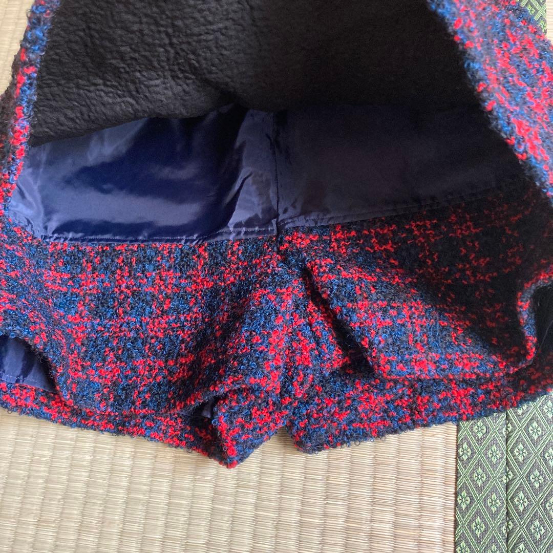 新品未使用sheller M ツイードキュロットパンツ