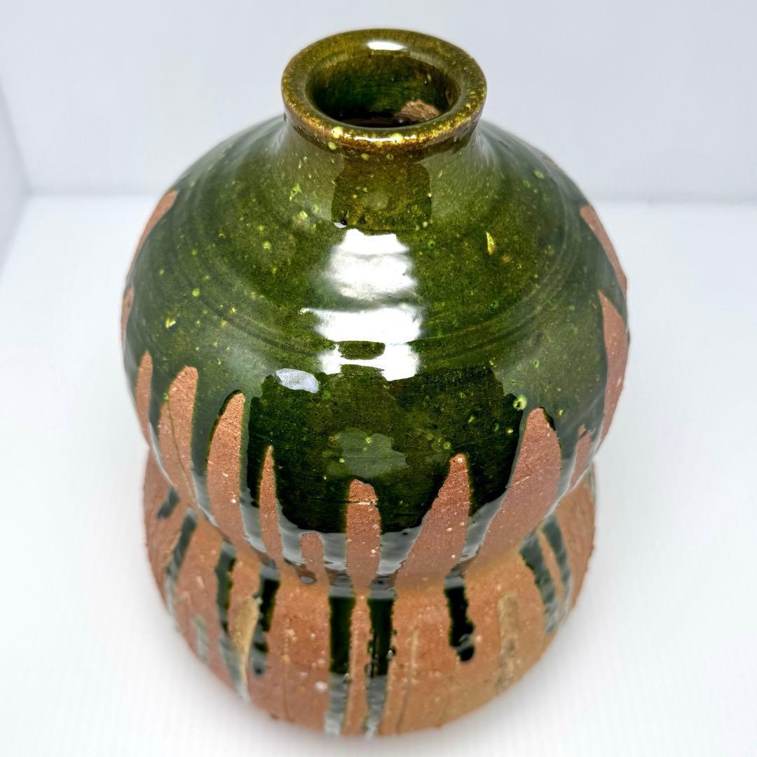 新品 九谷焼 松本佐一 花入 花瓶 名匠 伝統工芸 石川県指定無形文化財保持者