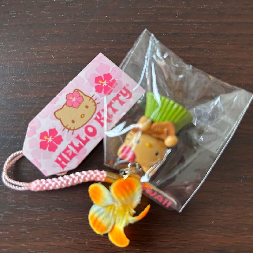 ハローキティ　根付け　ハワイ