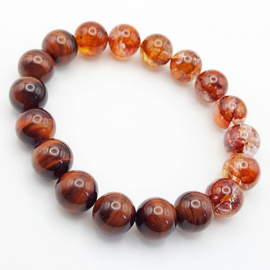 【Ken】天然石 赤一択 オーダーメイド デザインブレスレット