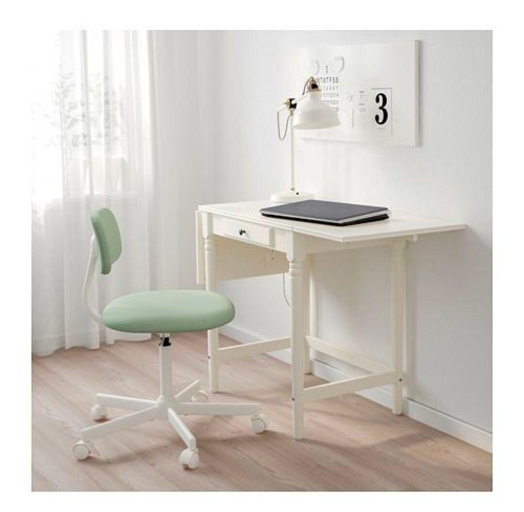 【すまいる】IKEA INGATORP インガートルプ　伸長式テーブル