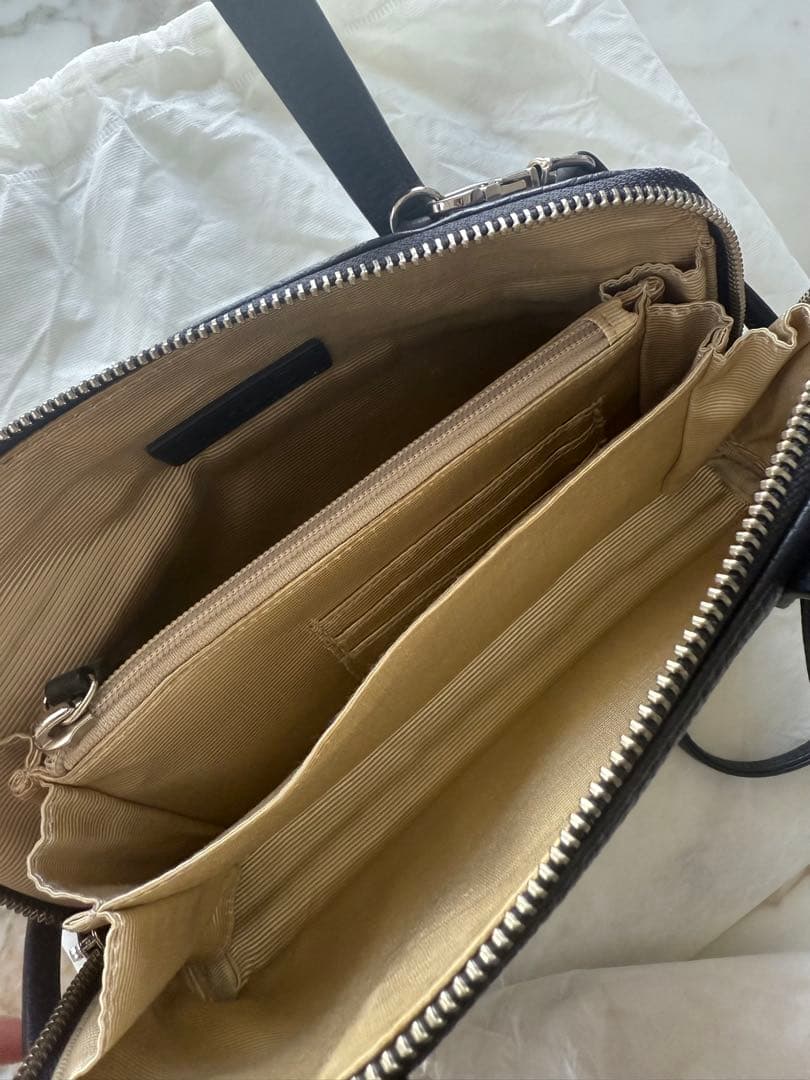 WAKO ショルダーバッグネイビー