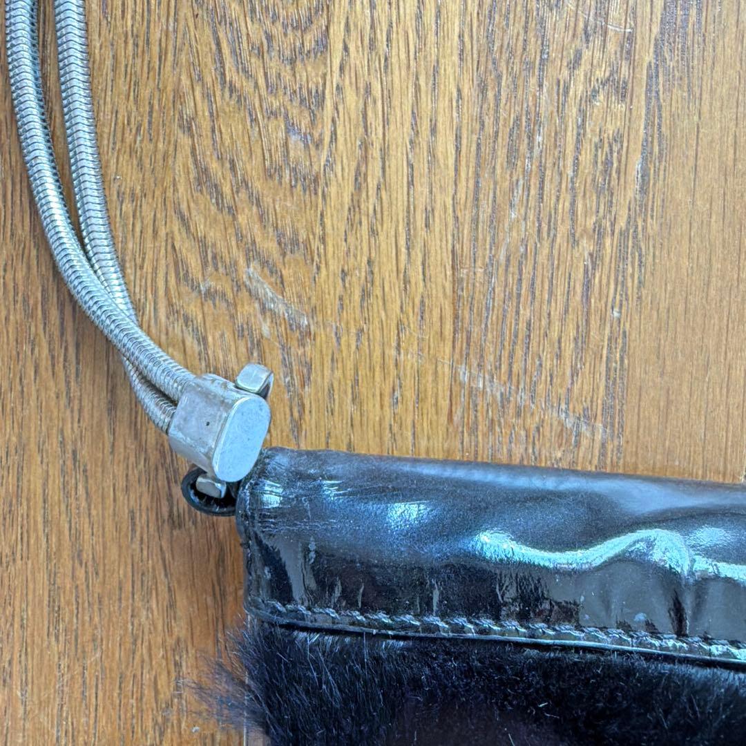 VERSACE ヴェルサーチ ヴィンテージ ミニショルダーバッグ ブラック