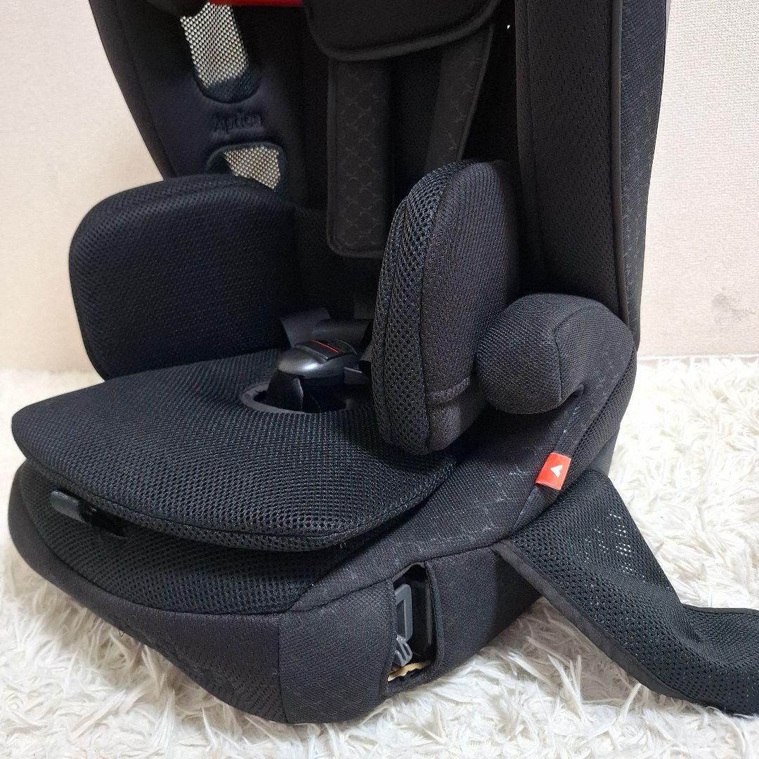 【美品】Aprica エアグルーブプラス ストリングブラック ランバーサポート付