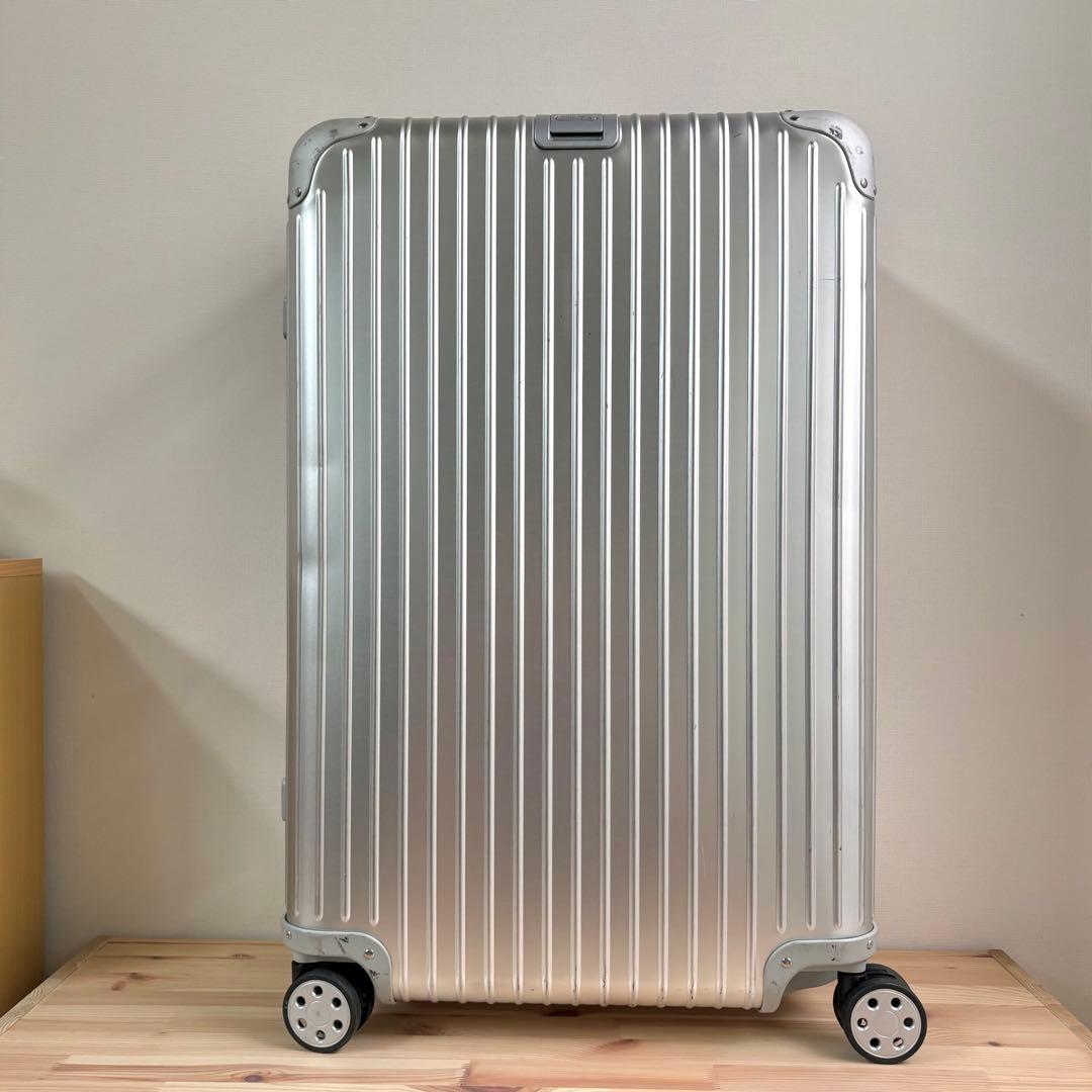 美品 リモワ サルサ 35L 2輪 機内持ち込み TSAロック シルバーグレー系