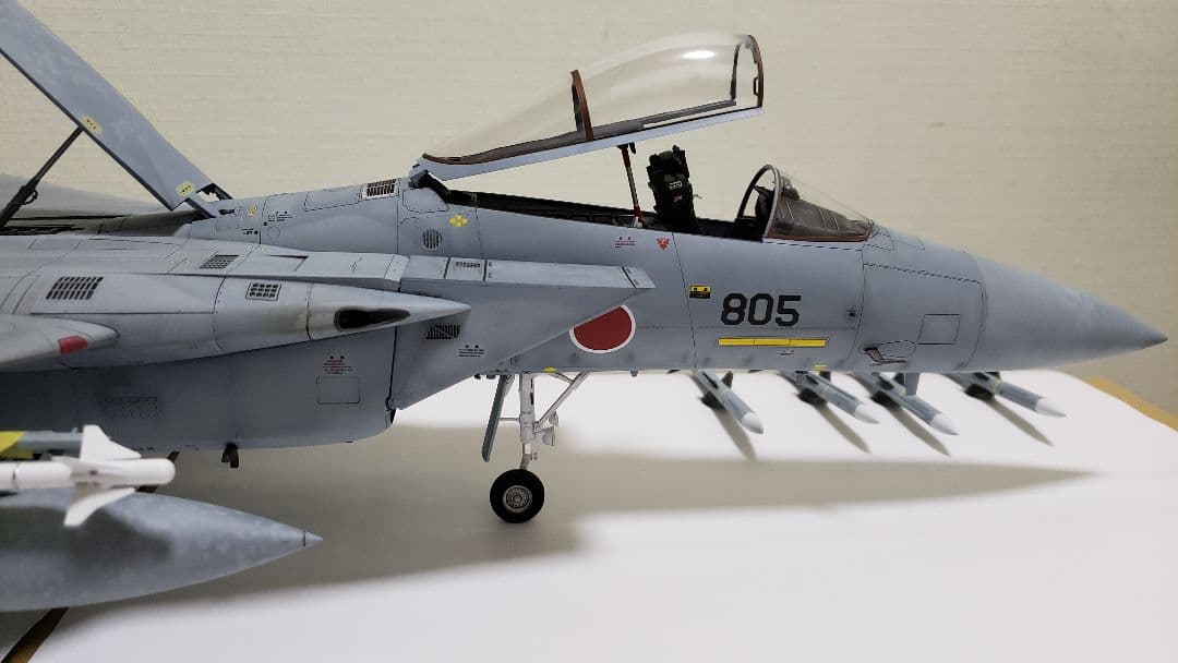 航空自衛隊F-15J タミヤ 1/32スケールモデル 梅組 22-8805