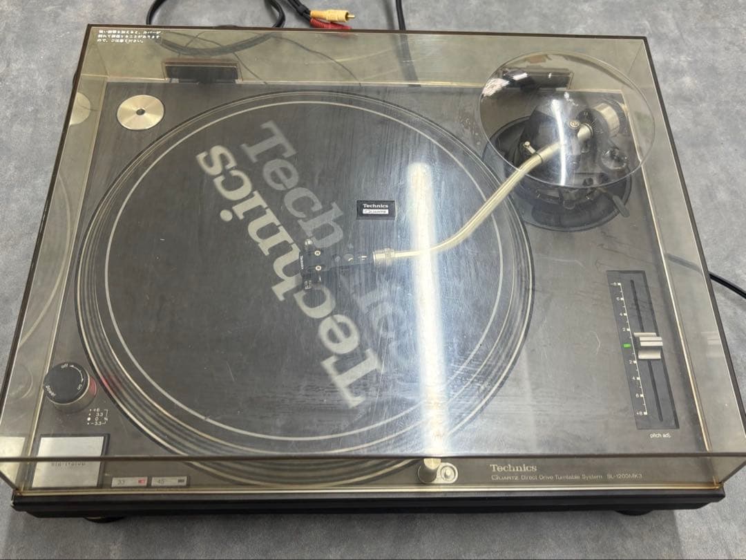 Technics SL-1200MK3 ターンテーブル M44G カートリッジ付 Technics SL