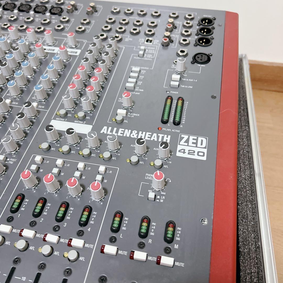 ALLEN&HEATH ZED 420 アナログミキサー ケース付