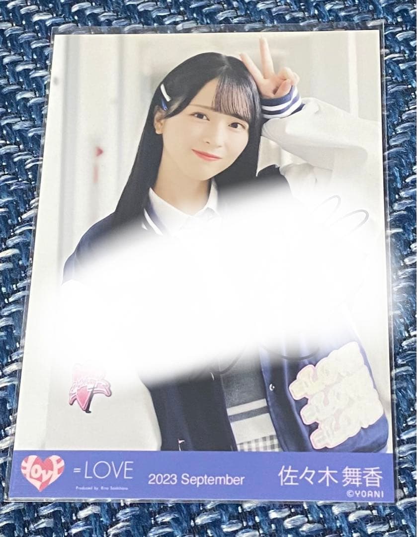 イコラブ 佐々木舞香 ヒロインズ 直筆