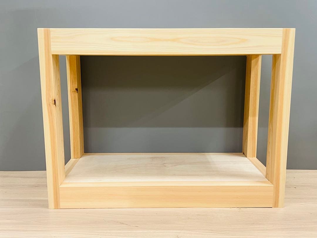 1台のみ ロータイプ水槽台 60cm（幅60cm×奥行30cm）用 木製ラック