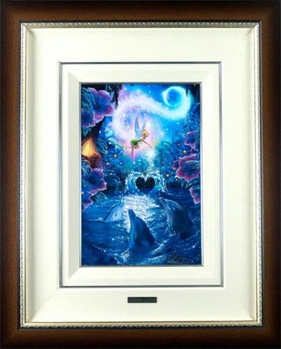 ディズニー ラッセンコラボ版画 ティンカーベル 世界限定品 サイン