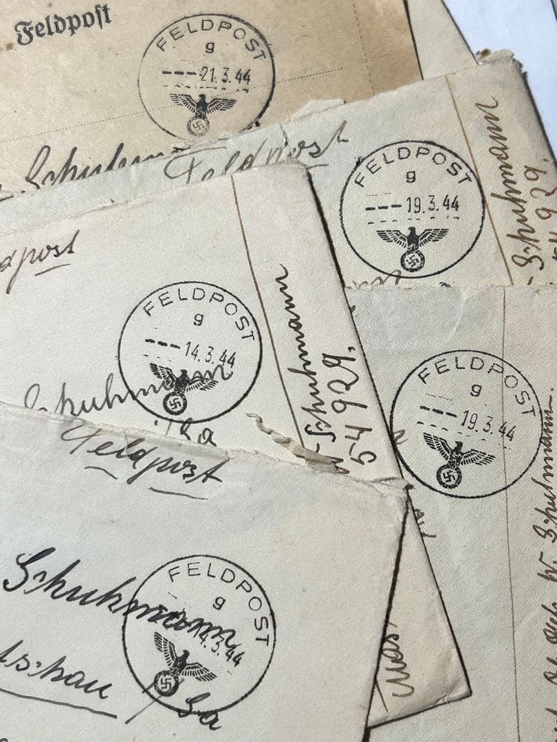 レア大量ドイツ戦時中の軍事郵便手紙 海軍エンタイヤ