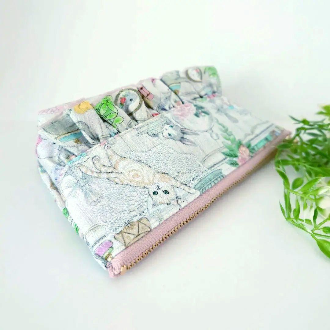 yu〜 ハンドメイド 22fabric ティッシュポーチ①・がま口③ 4点