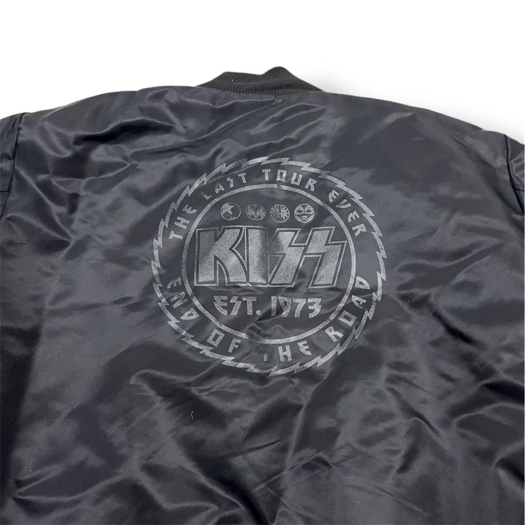 美品 KISS リバーシブルMA-1 2019ツアー限定 フライトジャケット秋冬
