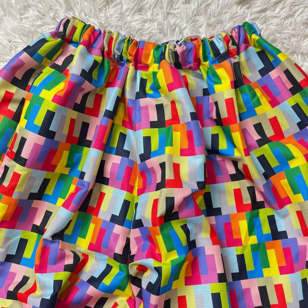 極美品 コムデギャルソン 24SS ワイドパンツ カラフル マルチカラー