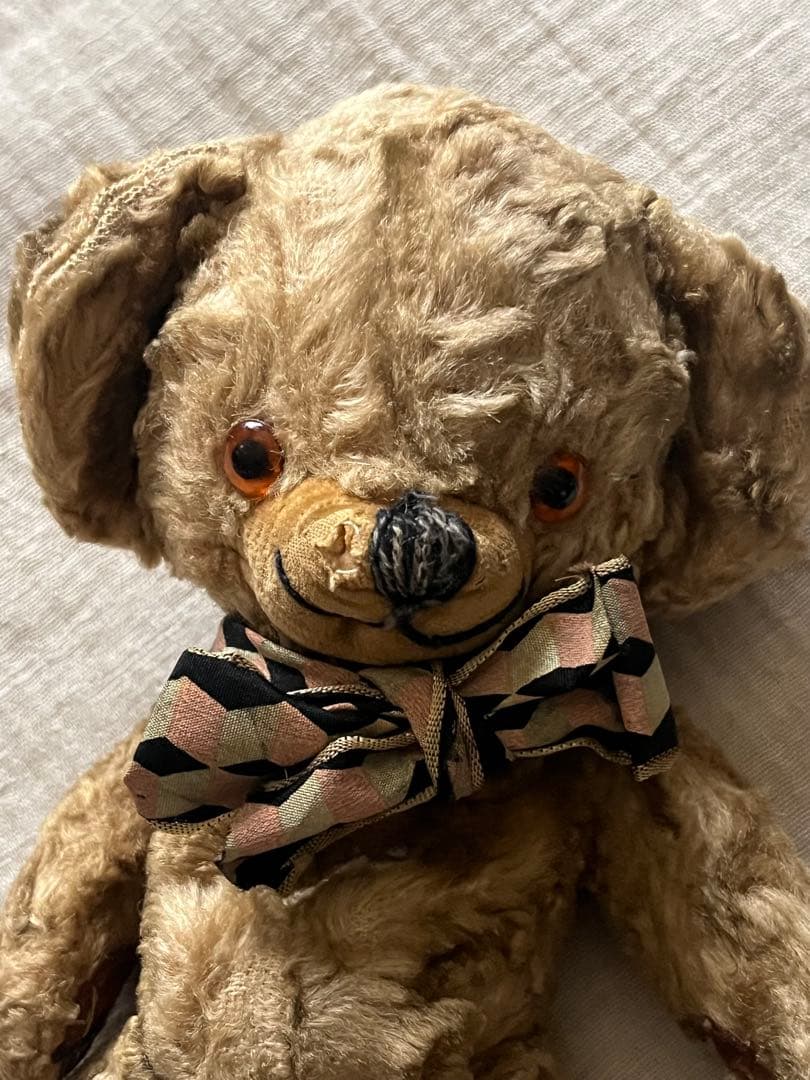 アンティークヴィンテージ英国製メリーソートチーキーテディベア