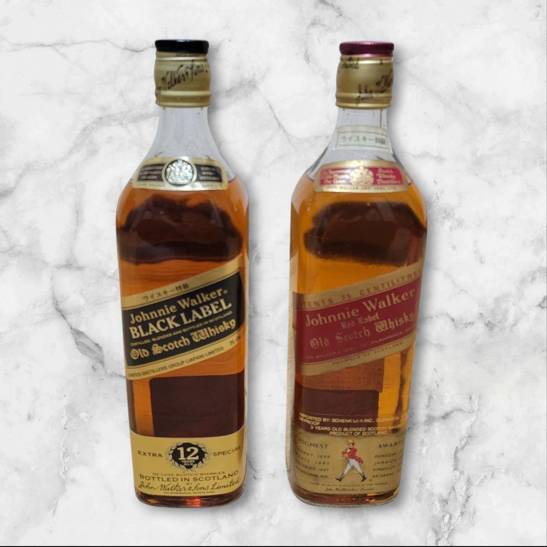 JohnnyWalker ジョニーウォーカー レッド ブラック 2本セット JohnnyWalker ジョニーウォーカー レッド ブラック 2本セット