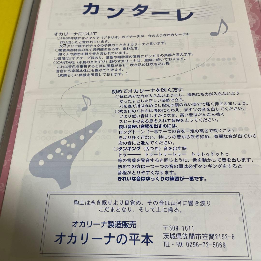 CANTARE 2008 5G ブラックオカリナ