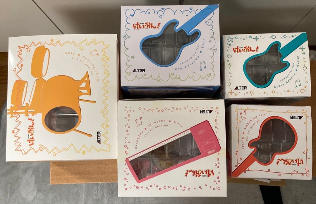 【美品、一部難あり】アルター／けいおん！1/8スケールフィギュア5体セット