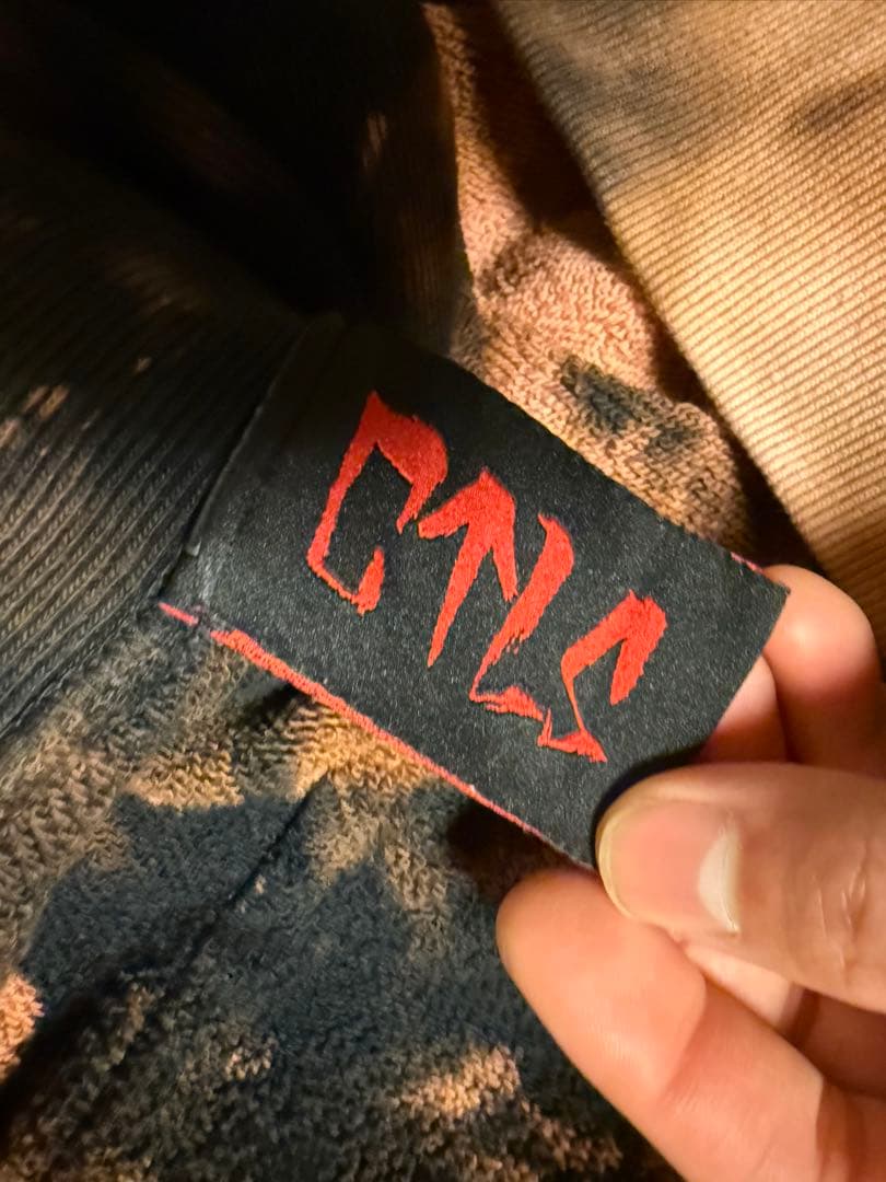 CVTVLIST カタリスト 21ss ブリーチ加工 フーディ パーカー