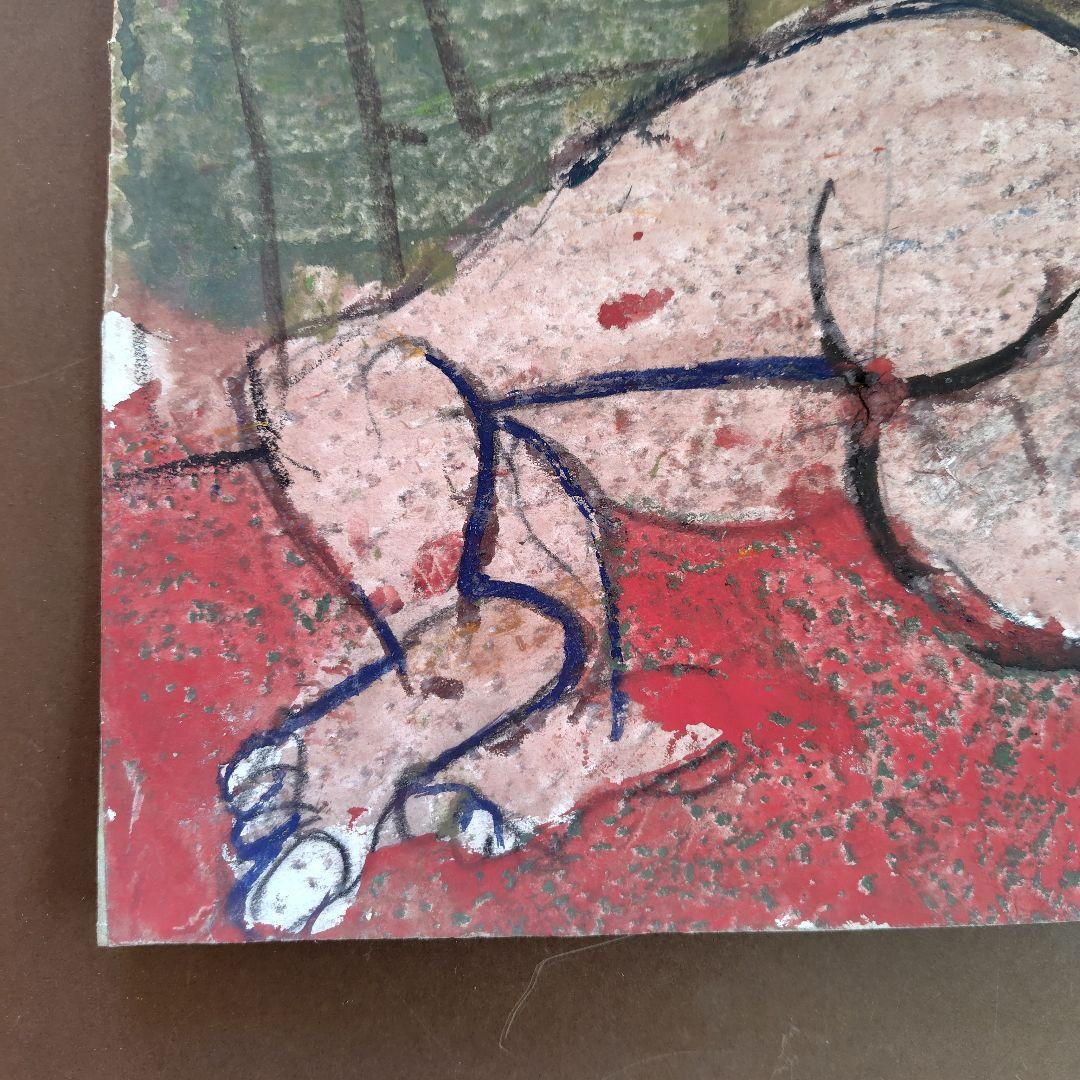 原画デッサン須田剋太作 須田剋太 原画【 裸婦 】 グァッシュ