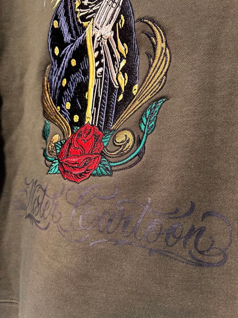 ProClub x Mister Cartoon - XL オリーブパーカー