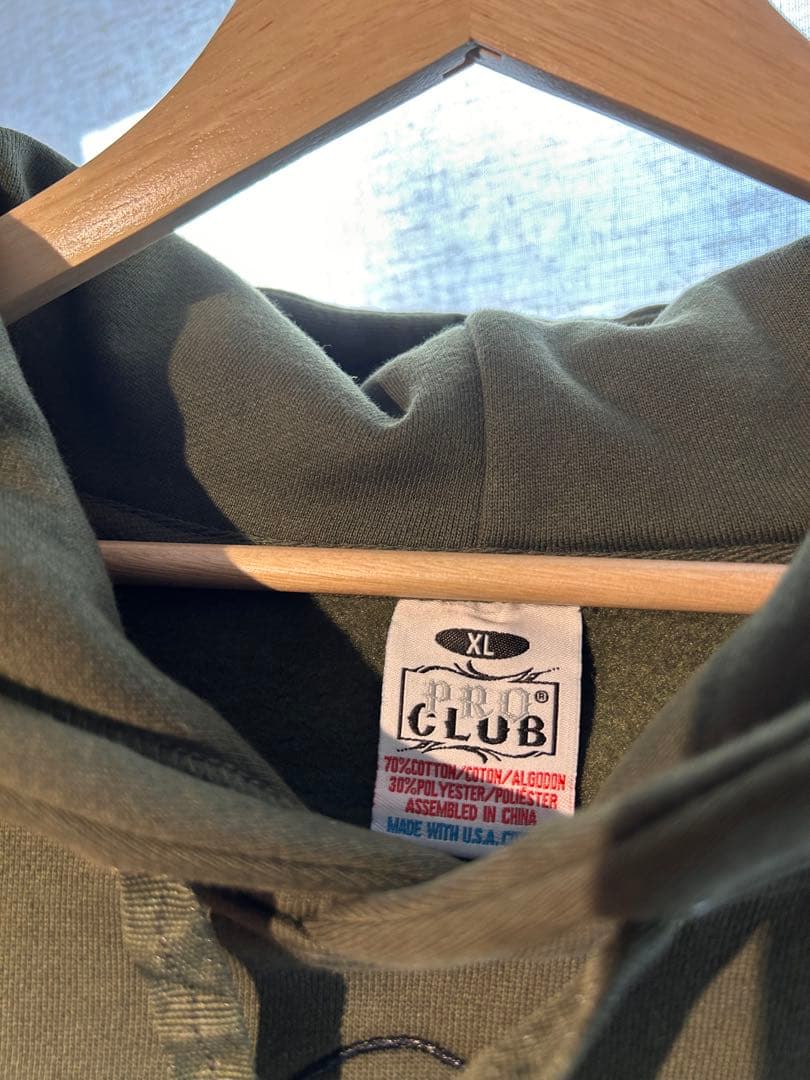 ProClub x Mister Cartoon - XL オリーブパーカー