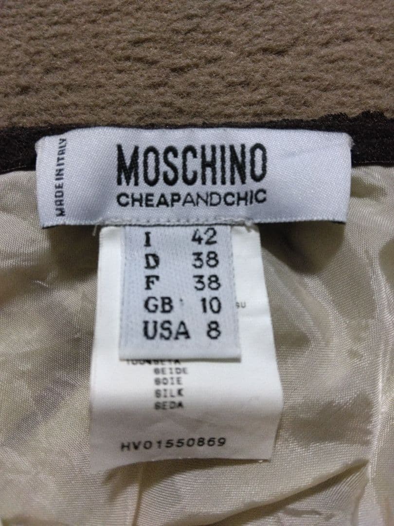 美品★MOSCHINO CHEAP AND CHIC★アニマルプリントスカート
