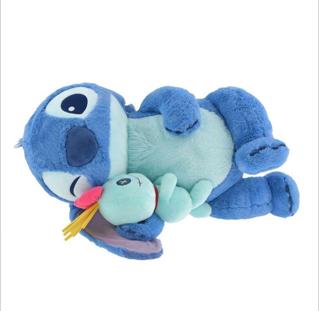 スティッチ＆スクランプ 82cm ぬいぐるみ スーパービッグ ディズニーストア