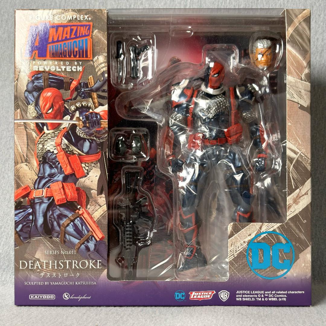 デスストローク　アメイジングヤマグチ　リボルテック　海洋堂　1/12 フィギュア アメイジングヤマグチDCコミックキャラクター第2弾！ 最凶の傭兵デス